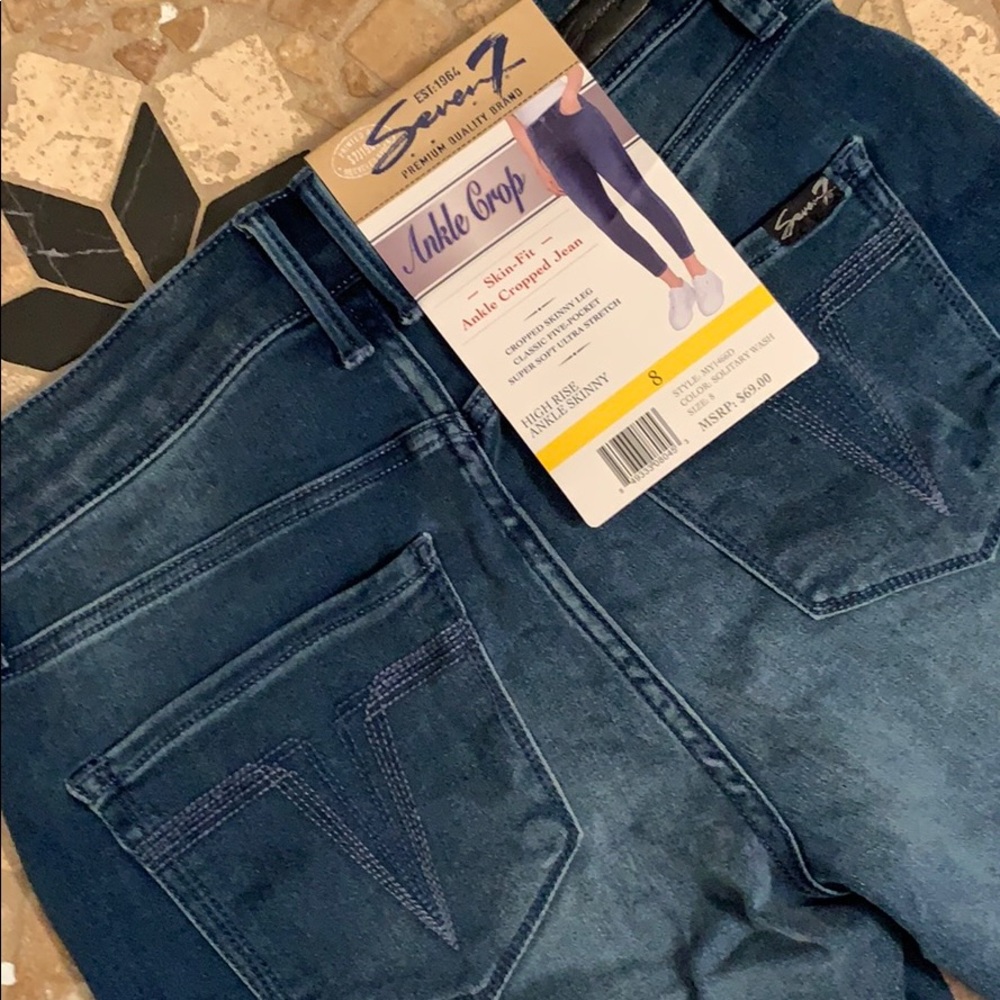 Seven brand ankle crop jeans